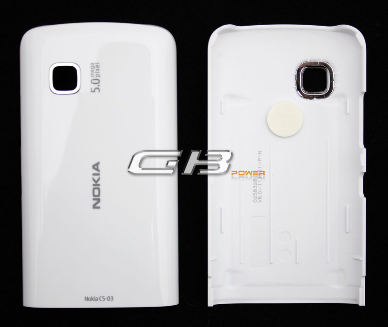 Nokia C5-03 Kryt baterie bílý originální