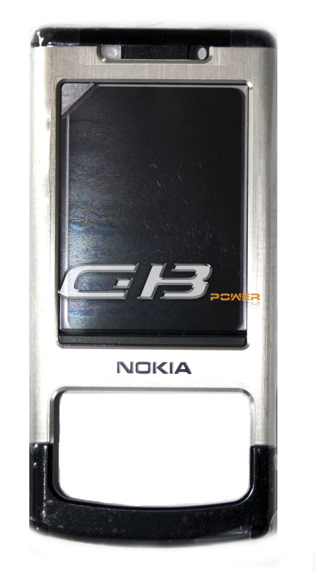 Nokia 6500 slide Kryt přední stříbrný originální