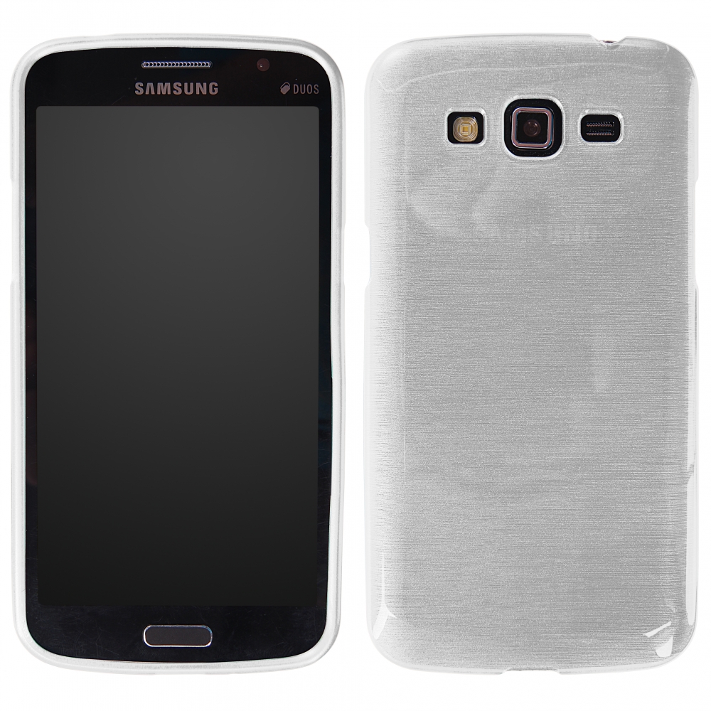 Pouzdro Metallic Jelly Samsung G7105 Grand 2 DuoS bílé