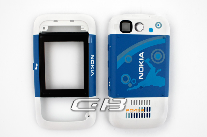 Nokia 5200 Kryt přední / zadní modrý speciální edice originální