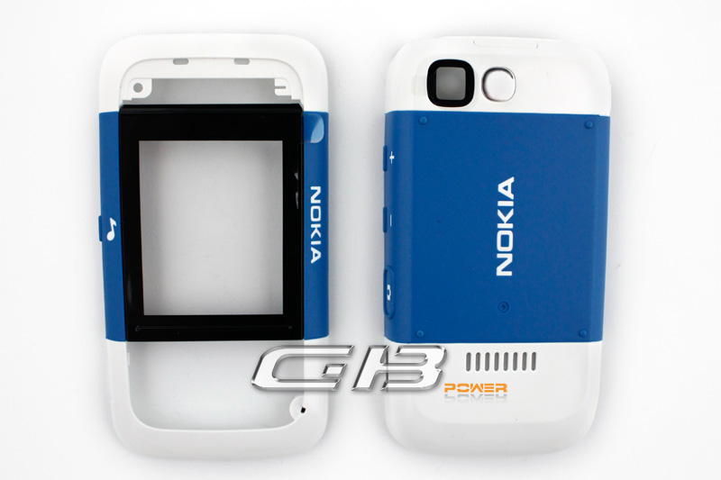 Nokia 5200 Kryt přední / zadní modrý originální