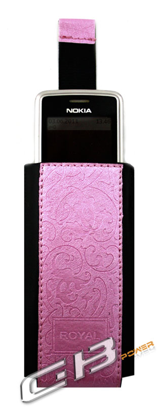 Ponožka ROYAL color růžová s vytahovacím páskem, velikost Nokia 6300
