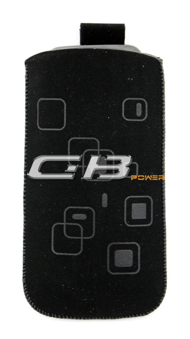 Ponožka ROYAL semišová-1, černá, kostičky, velikost M - Nokia N73, vytahovací pásek