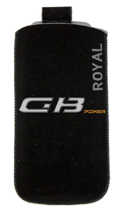 Ponožka ROYAL semišová-1, černá, kostičky, velikost XL - iPhone, vytahovací pásek