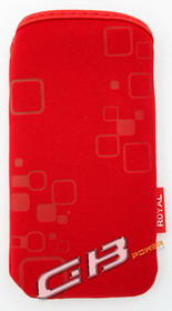 Ponožka ROYAL kostičky červená , velikost Nokia 6300