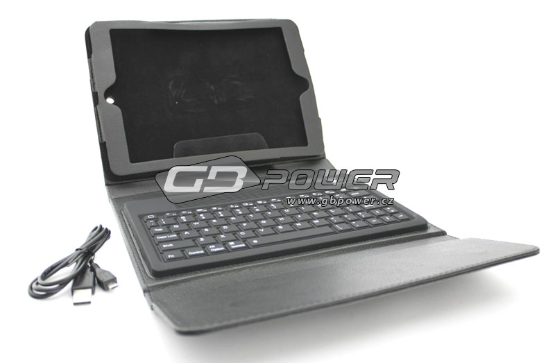 Pouzdro s bluetooth klávesnicí pro iPad Air černé
