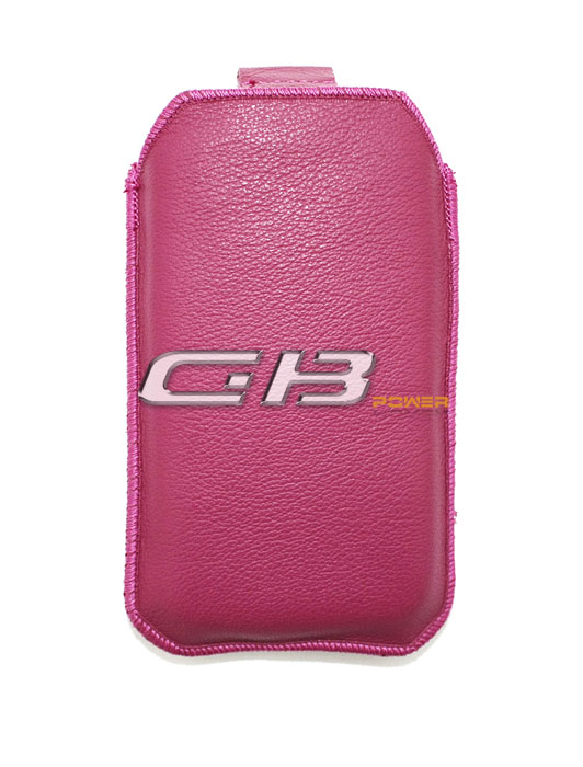 Ponožka kůže Nokia E52 s vytahovacím páskem růžová (12)