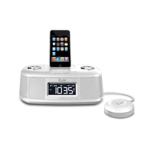 Dokovací hudební stanice pro iPhone 4 / iPod iLuve iMM153WHT bílá