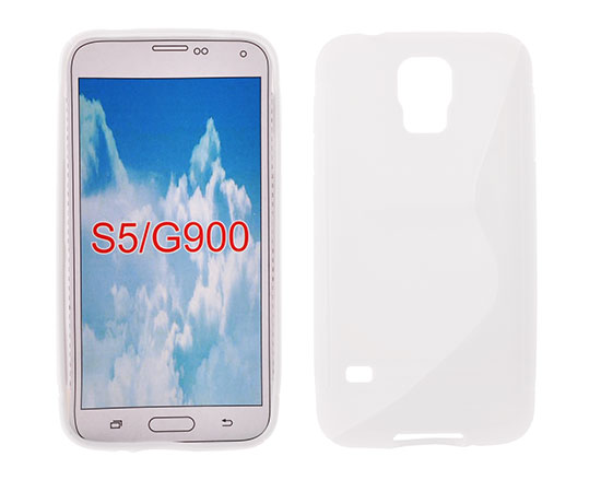 Pouzdro S-Case Samsung G900 Galaxy S5 bílé vzor S